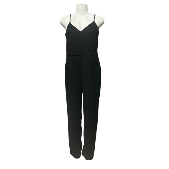 Anthropologie Magdelena One-Piece‎ Dressy Jumpsuit Black Size 12 - Picture 1 of 7
